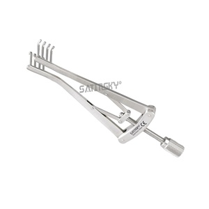 ชุดเครื่องมือผ่าตัดแบบใช้มือ Davis Retractors คุณภาพดีที่สุด ผลิตจากเหล็กกล้าไร้สนิมเยอรมัน ปลายทู่ 3x3 ขนาด 4.25 นิ้ว (10.8 ซม.) ระยะเปิด 10 มม. - Product Image 6