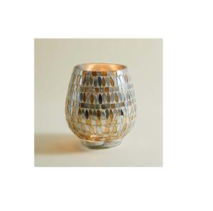 Latest Handmade Multiple <b>Glass</b> Mosaic Design <b>Glass</b> Chimney Candle Holder Antique Finishing <b>Hurricane</b> Candle Lamp - Product Image 1