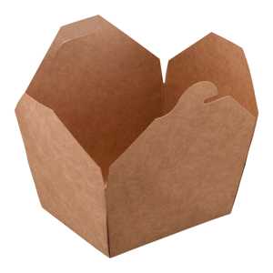 Boîtes en papier kraft ProTakeOut Bio N° Lot de 450 contenants à emporter compostables (50/9) résistants aux fuites 5.04x4.25x2.56 - Product Image 1