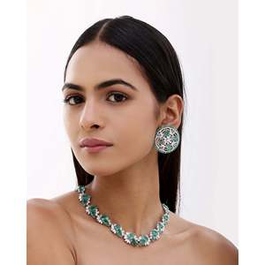 Pendientes de Diamantes con Copos de Nieve Esmeralda - Product Image 5
