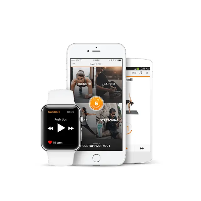 Aangepaste Fitness-App-Ontwikkeling Voor Hartslagzonetraining Op Maat Voor Ontwikkeling Van Mobiele Apps Voor Fitnessuitdagingen Op Sociale Media