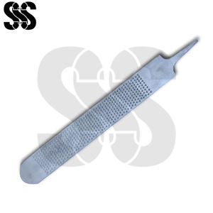 Lima de Cascos de Acero Inoxidable de Doble Cara, Fina y Gruesa, con Agarre Ergonómico, Herramienta Esencial para el Mantenimiento de Cascos Equinos, Raspa para Herradores - Product Image 4