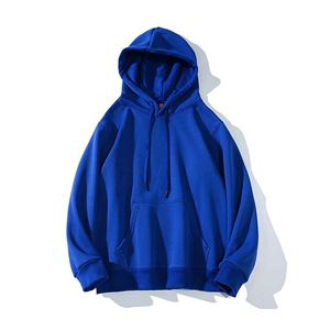 เสื้อมีฮู้ดพิมพ์ลายสำหรับผู้ชายเสื้อแบบสวมหัวมีฮู้ดผ้าฝ้ายผ้าฟลีซมีสไตล์โอเวอร์ไซส์สำหรับออกกำลังกายในยิม - Product Image 6