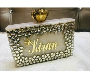 Bolso de mano multicolor en forma de rectángulo para mujer - Product Image 6