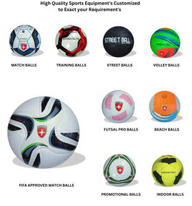 REEMA Ballon de football 100% en cuir PU cousu main de qualité supérieure personnalisé en usine pour les compétitions de haut niveau - Product Image 6