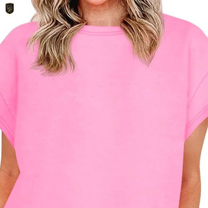Conjunto de 2 Piezas para Mujer en Tela Suave Premium, Corte Regular, Estilo Casual para el Hogar, Cómodo para Uso Diario, Color Sólido - Product Image 5