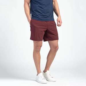 Compresión de sudor personalizada 2 en 1 Diseñador de impresión Nylon Fitness Boxer Gimnasio Entrenamiento Deportes Pantalones cortos Hombres Doble capa - Product Image 3