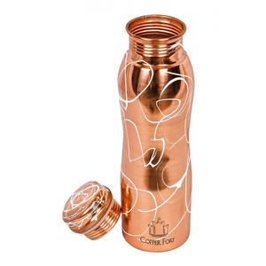 Cadeau de mariage Bouteilles d'eau en cuivre Design moderne pour le fitness Utiliser les personnes de yoga - Product Image 2