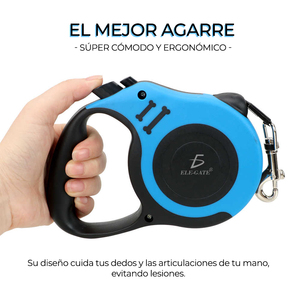 Guinzaglio Retrattile per Cani da 5 Metri, Corda in Plastica Resistente, Funzione di Rilascio Rapido, Stile Classico, Motivi Stampati Solidi, Campione Gratuito 3M - Product Image 3