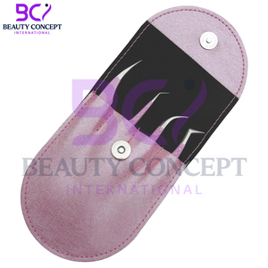 4 Piece Set Lash Grafted Tweezers for Eyelash Extensions, Anti-Slip Comfortable Grip, Straight and Curved Precision Fiber Tips - Product Image 2