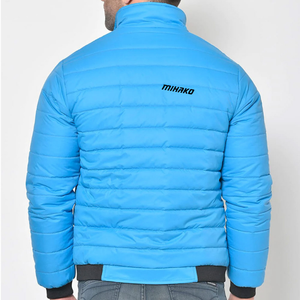 แจ็กเก็ตบับเบิลสำหรับผู้ชายแจ็กเก็ตขนเป็ดแขนยาวใส่สบายออกแบบโลโก้ได้ตามต้องการ - Product Image 5