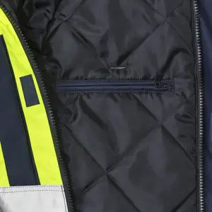 Veste de sécurité à logo personnalisé, design populaire, vente en gros, nouvellement arrivée, tendance de la mode, tissu réfléchissant, prix d'usine - Product Image 4