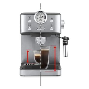 Cafetera DeLonghi con bomba de 15 bares de presión para café molido y cápsulas, uso manual. - Product Image 5