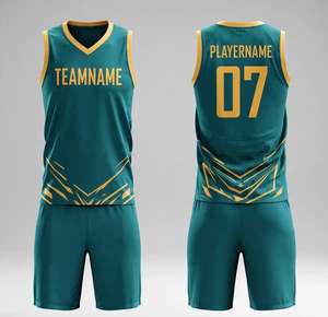 Maillots de basket-ball personnalisés avec impression par sublimation, 100% polyester, haut sans manches, ensembles de maillots d'équipe de basket-ball pour hommes 2026 - Product Image 5