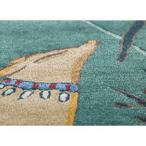 Bodhi Green <b>Hand</b> <b>Tufted</b> Wool & Viscose <b>Rug</b> Top-333 Novelty Pattern for Home Use - Product Image 3