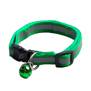 Collare Riflettente Regolabile 19-32 cm per Animali Domestici, Motivo Animale, Luci Cartoon, Realizzato in PU Nylon Poliestere, Larghezza 1 cm, per Gatti e Cani - Product Image 2