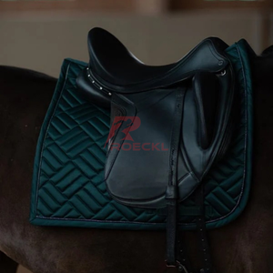 Conception matelassée respirante Doublure intérieure douce pour le confort et le soutien des selles Tapis de selle équestre anglais de luxe - Product Image 5