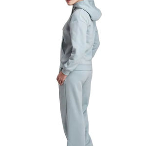 Pull à capuche uni à épaules tombantes pour femmes Ladies Hooded Top Casual Hoody Thermal Customized Best High Quality Women's Hoodie - Product Image 3