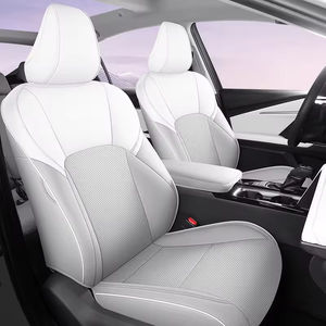 Funda de Asiento de Coche de Cuero Personalizable de Lujo a Precio de Fabricante, Juego Completo para <span class=keywords><strong>Toyota</strong></span> Camry 9.ª Generación - Product Image 3