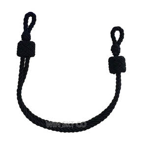 Correas de oficina de lingotes de metal hechas a medida Cordones trenzados de patrón redondo con acabado recubierto para prendas de vestir y sombreros de seda-Hecho en Pakistán - Product Image 5