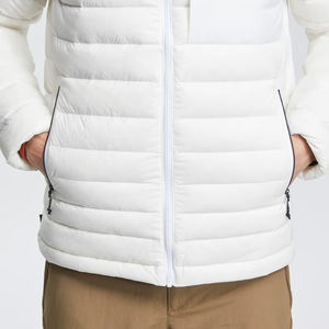 Vestes à capuche d'hiver matelassées les plus vendues pour hommes avec fermeture à glissière, veste légère en peluche pour hommes - Product Image 4