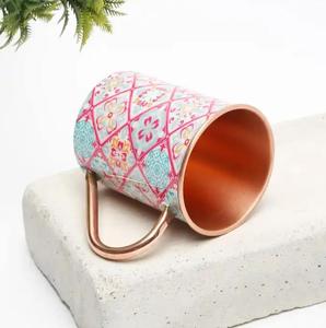 Tasse de conception imprimée en métal de haute qualité pour boire à bas prix en Inde - Product Image 2
