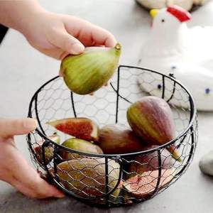 Panier de rangement pour oeufs en métal de style créatif Conception de poule en céramique pour le stockage des aliments - Product Image 4