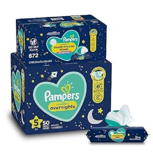 Pañales Pampers Swaddlers Overnight para bebés Premium Comfort Super Absorbente Tela suave Compre hoy Entrega rápida - Product Image 2