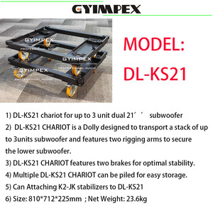 <span class=keywords><strong>DL</strong></span>-KS21 xe Dolly cho <span class=keywords><strong>21</strong></span> inch công suất cao loa siêu trầm Dolly nhỏ gọn loa siêu trầm Tủ tham khảo nhỏ gọn Sub-bass xe - Product Image 5