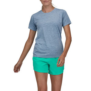 Pantalones cortos de algodón de secado rápido de cintura alta para mujer, diseño personalizado con función transpirable, color sólido - Product Image 5