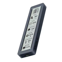 Casing SSD Dual Enclosure Aluminium M.2 NVMe dan SATA Tipe C ke USB3.2 10Gbps dengan Layar LCD