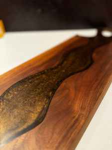 Tabla de cortar moderna de cocina de tipo colgante, tabla de cortar de madera y resina, última gran oferta, tabla de cortar multifuncional de HUMAYUN WORLD CRAFTS - Product Image 4