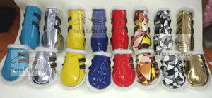 TOBILLO SINTÉTICO TENDON ECUESTRE SALTAR CABALLO BOTA CEPILLO BOTA DIAMONADOS BRILLO TOBILLO/TENDON BOTA SET - Product Image 2