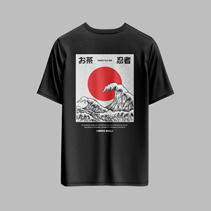 Men's Japanese Streetwear T-Shirt - Oversized Hip Hop Harajuku Style Cotton Tee