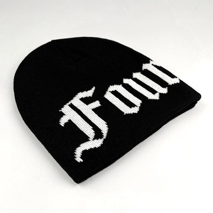 Custom Logo Trendy Jacquard Knitted <b>Beanie</b> Stylish Street Hip-hop Fashion Hat 3D Embroidery Free Size Warmth for Cold Weather - Product Image 1