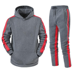 100% venta al por mayor dibujo bordado moda Slim Fit ropa deportiva entrenamiento con capucha pantalones de chándal hombres sudadera y Joggers conjunto de chándal - Product Image 1