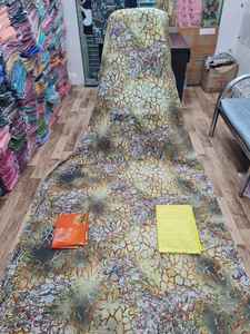 Tela de Algodón Personalizada Colorida, 3 Piezas, Ecológica, de Lujo, para Confección de Hermosos Vestidos Africanos, Ropa Tradicional, Moda Única - Product Image 5