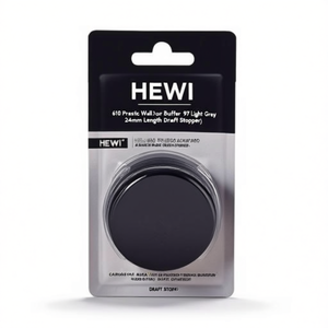 HEWI 610 Plastic Wall Door Buffer 97 Light Grey 24mm Length Draft <b>Stopper</b> - Product Image 3