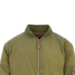 Plain Blank Factory Wholesale Autumn High Quality Stand Collar Cropped Oversize Fit <b>Long</b> Sleeve Bomber <b>Jacket</b> - Product Image 4