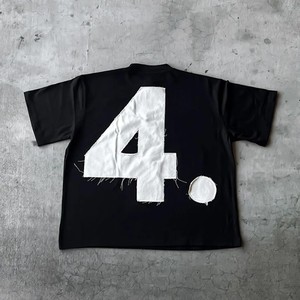 Producto superventas 2025, atuendo de verano personalizado para hombre, parche bordado, camiseta estampada personalizada y ropa deportiva informal, camiseta para hombre - Product Image 5