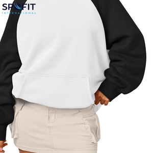 Personnalisable Sweats à capuche pour femmes Acid Wash Stonewashed Respirant Eco-Friendly 100% Cotton Fleece Drop-Shoulder Sleeve Plus Size - Product Image 6