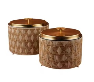 Marmite en acier inoxydable chauffe-plats casserole de soupe de luxe stockage de buffet en bois marmite attrayante chauffe-plat - Product Image 4