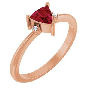 Anillo Stuller con Acentos de Oro Blanco de 14K, Modelo 72435:137P, Patrón Geométrico, Piedra Natural, Rodio, Certificado IGI, Anillo de Compromiso Fino - Product Image 1