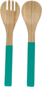 Poignée en os faite à la main et cuillères en bois serveur de salade pour la cuisine à domicile restaurants de qualité supérieure - Product Image 4