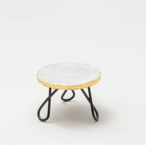 การออกแบบใหม่หินอ่อนสีขาวยืนเค้กสำหรับการใช้งานงานแต่งงานบ้านโรงแรมร้านอาหารพรรคส่งออกที่มีคุณภาพสูงขายตรงจากโรงงาน - Product Image 5