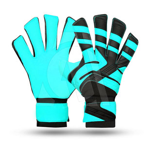ถุงมือผู้รักษาประตูหนังระบายอากาศได้ดีทำด้วยมือดีไซน์เป็นเอกลักษณ์ - Product Image 1