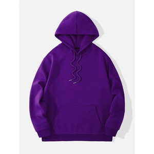 Sweat-shirts à capuche vintage à manches longues pour hommes, personnalisés avec un imprimé de lettres et un cordon de serrage - Product Image 1