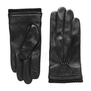 Guantes de Invierno de Cuero con Pantalla Táctil para Hombre, Acabado Premium, Ecológicos, Transpirables, Cómodos, Ideales para Actividades al Aire Libre y Uso Diario - Product Image 5