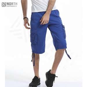 Pantalones Cortos de Lona de Algodón de Alta Calidad para Hombre, Estilo Casual Urbano, con Logotipo Personalizado, Diseño Liso, Tejido de Punto, Secado Rápido, Cintura Media - Product Image 5