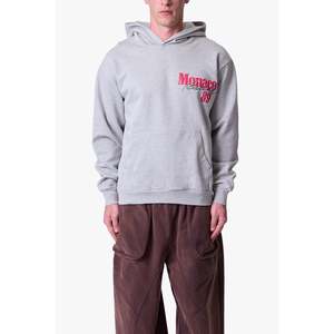 Sweat-shirt vintage Monaco - 100% coton gris chiné - Product Image 1